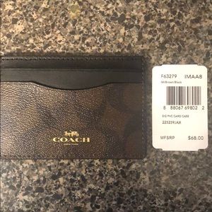 Coach card case.